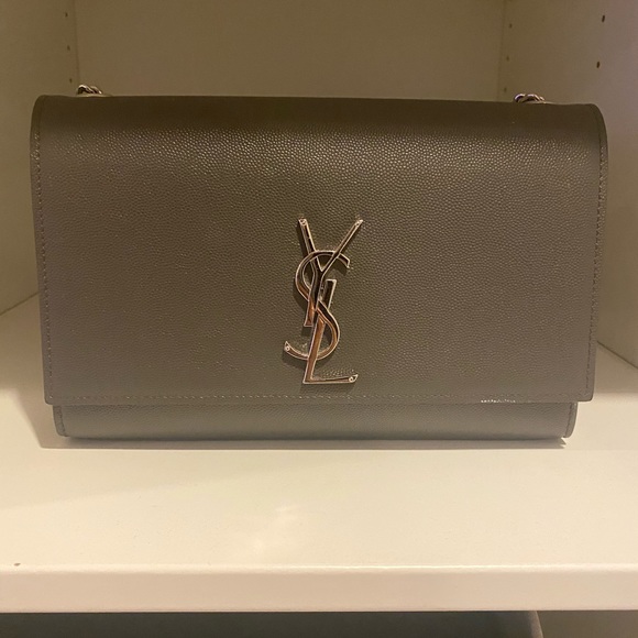 ysl grey crossbody bag